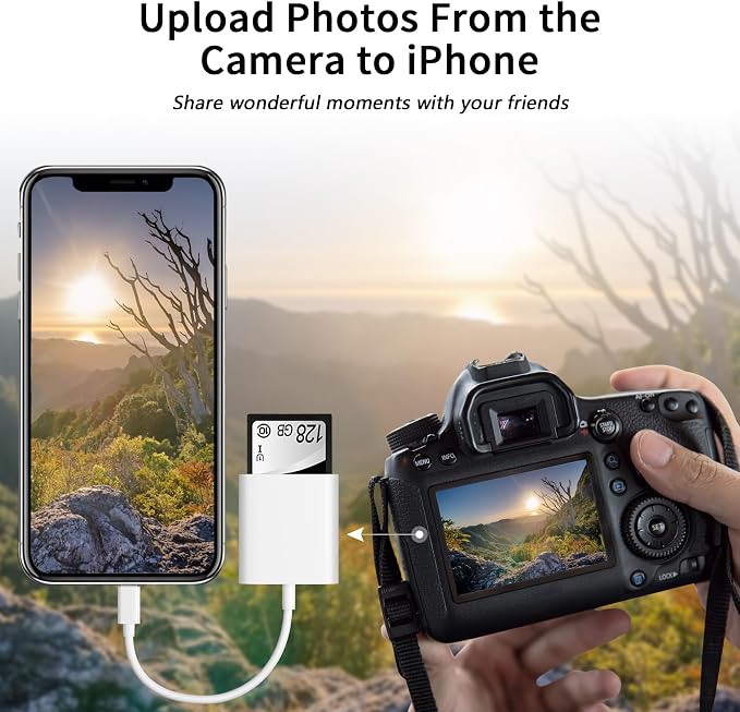 SD Card Reader for iPhone iPad Camera - Image 7