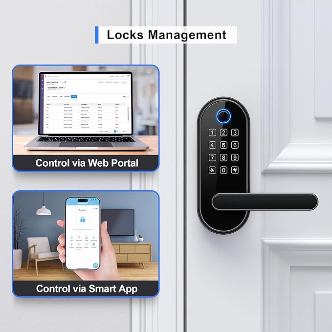 Bluetooth Fingerprint Smart Lock - Image 7