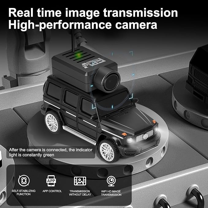 GoolRC WLtoys 6406 Mini RC Car, 2.4GHz 1:64 Scale FPV Remote Control Car - Image 5