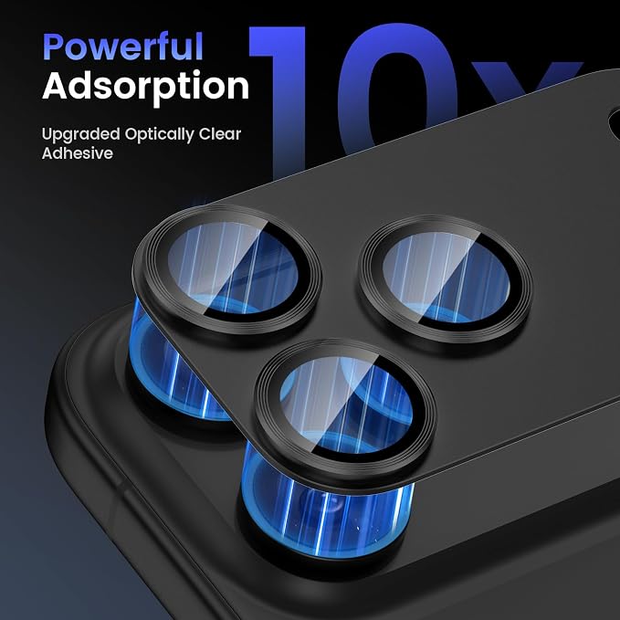 Tensea for iPhone 17 Pro Max Camera Lens Protector, Metal Aluminum Alloy - Image 4