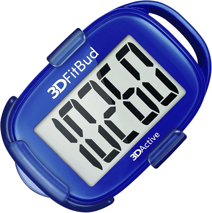 3DActive 3DFitBud Simple Step Counter Walking 3D Pedometer by 3DActive