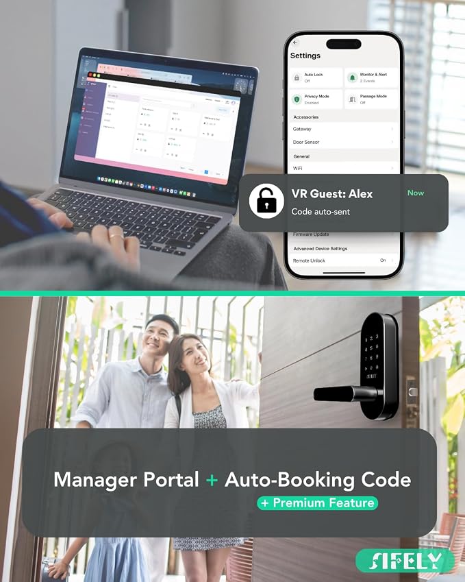 Keyless Entry Keypad Smart Door Lock - Image 8
