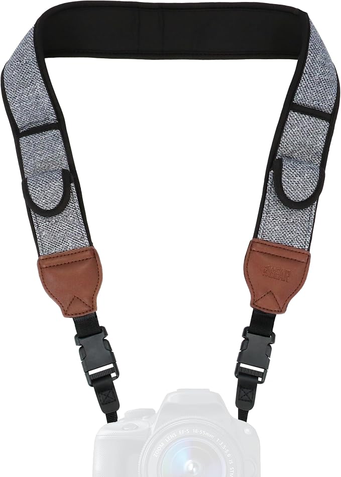 USA Gear TrueSHOT Camera Strap Neoprene Camera Straps by USAGEAR