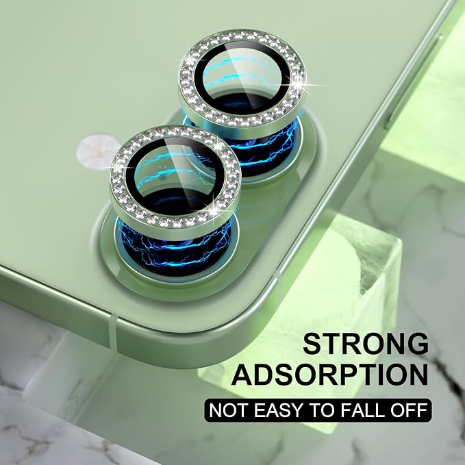 Choiche Compatible for iPhone 17 Camera Lens Protector Bling, 9H Tempered Glass - Image 6