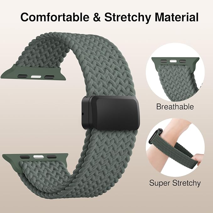 Braided Stretchy Band Compatible - Image 3