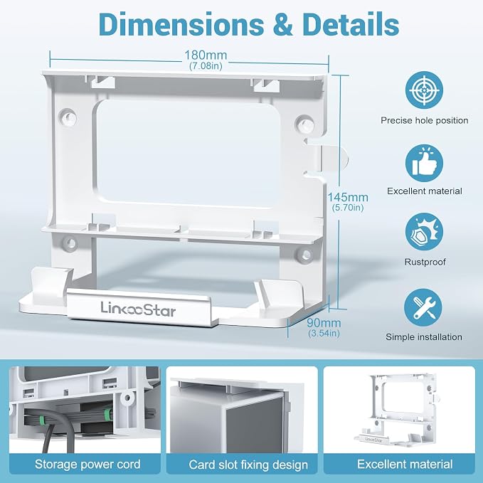 Star-Link Gen 3 Router Mount, All-in-One Star Link Standard V3 Router Wall - Image 4