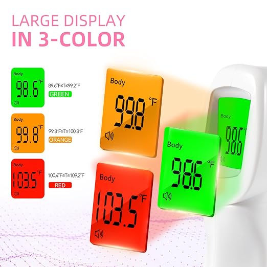 Snomd Non-Contact Infrared Forehead Thermometer - Image 2
