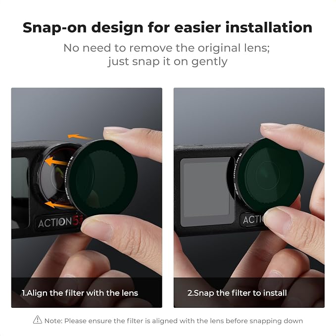 K&F CONCEPT Push in Fit Variable ND2-32 Filter Compatible - Image 7