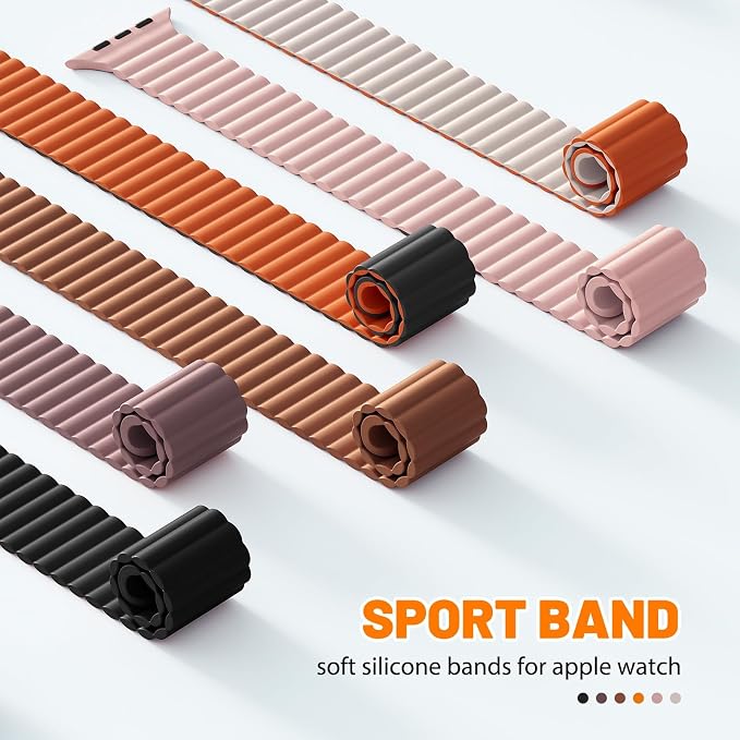 Magnetic Sport Bands for Apple Watch Band 40mm 38mm 41mm 42mm 44mm 45mm 46mm - Image 4