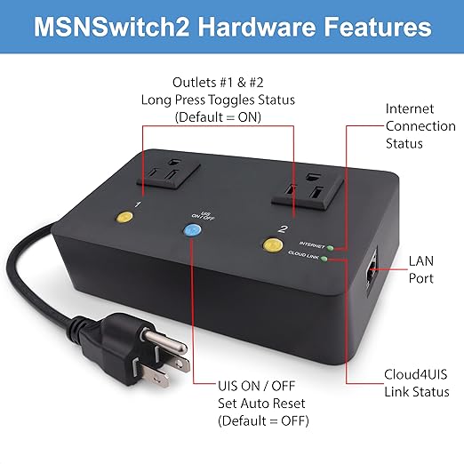 MSNSwitch2 Internet Enabled IP Remote Power Switch - Image 5