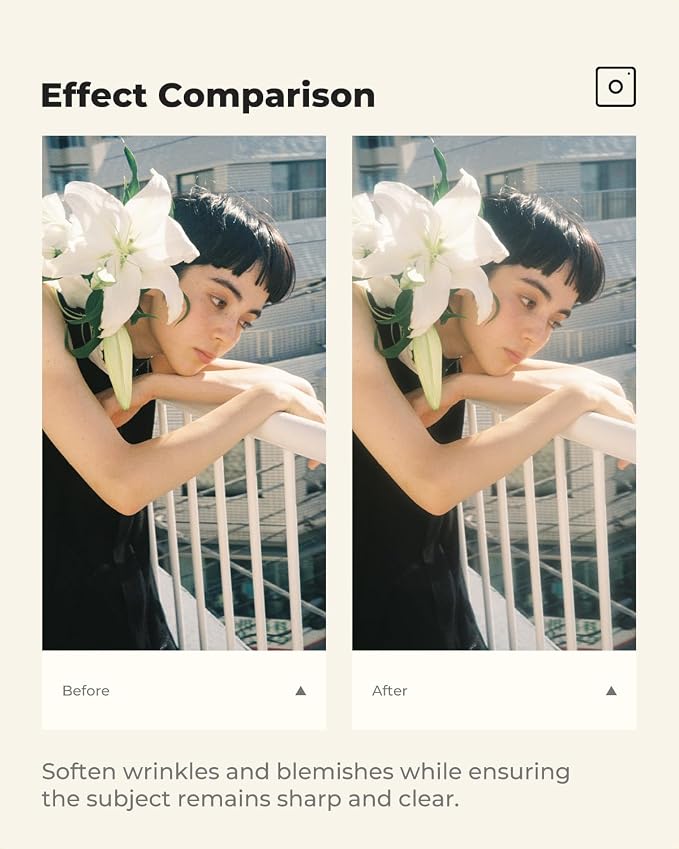 K&F CONCEPT 77mm Black Diffusion 1/4 Filter Mist Cinematic Effect Filter - Image 5