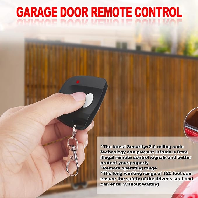 Kingdder 3 Pieces Gate Opener Remote Compatible - Image 4