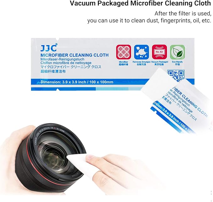 JJC 4 Pockets Lens Filter Case for Filter Up to 82mm, Foldout Filter Pouch - Image 5