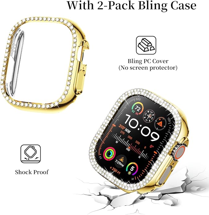Mosonio Compatible with Apple Watch Band 38mm 40mm 41mm 42mm 44mm 45mm 46mm - Image 4