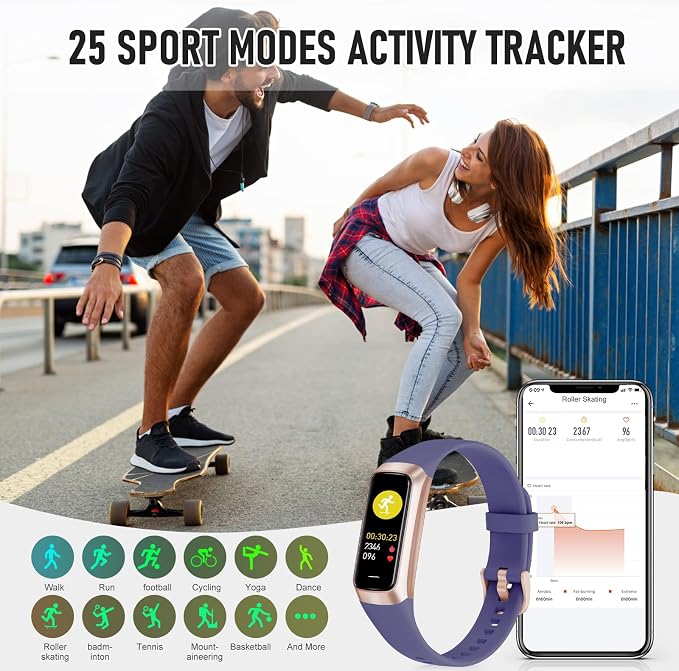 Fitness Tracker with 24/7 Heart Rate, Health Tracker with Step Counter Calories - Image 5