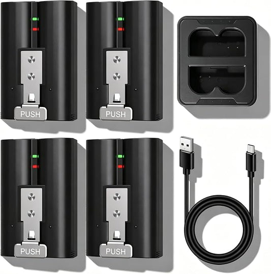 4-Pack Replacement Battery by BATTIZ