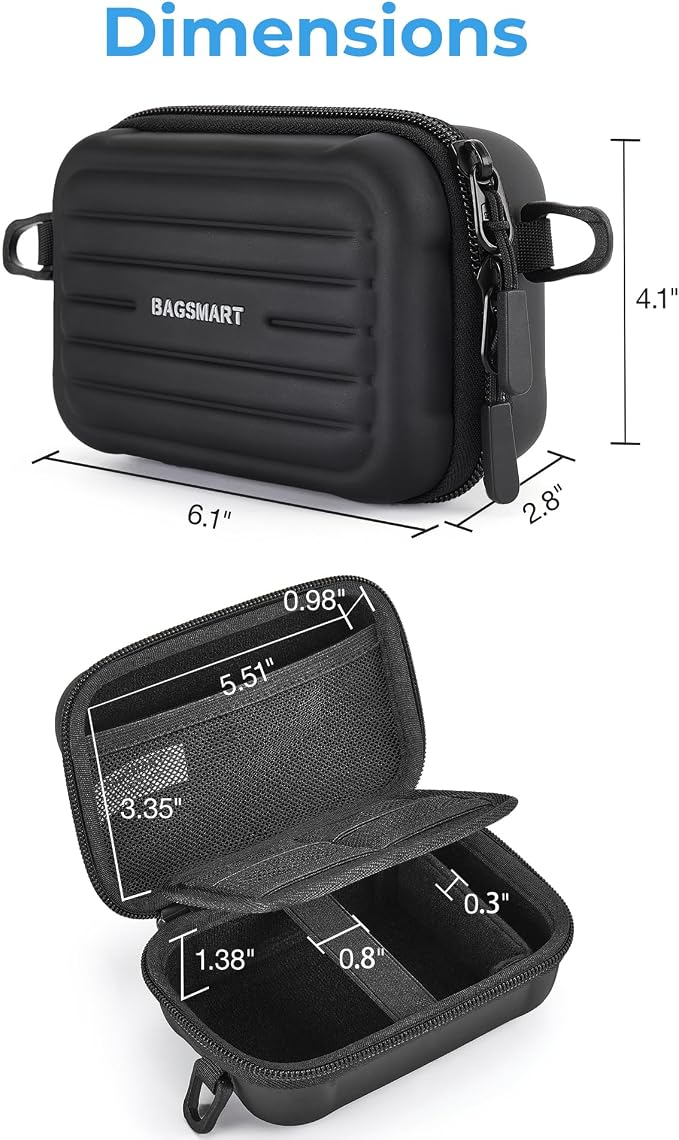 BAGSMART Digital Camera Case, Protective & Waterproof Small Camera Case - Image 5