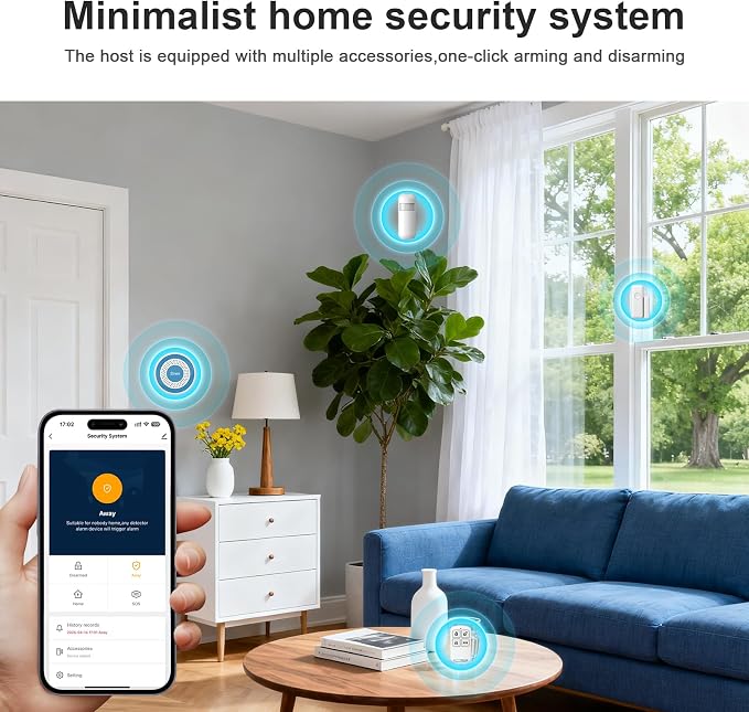Alarm System for Home Security WiFi+4G, Smart Door/Window Alarm Systems Kit - Image 5