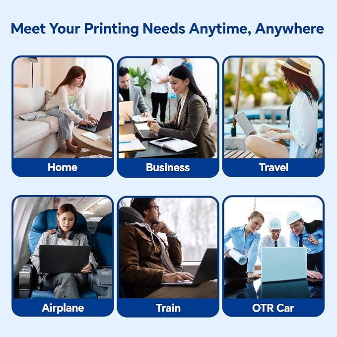 HPRT Portable Thermal Printer-Inkless Printer, Supports Thermal Paper&Labels - Image 7