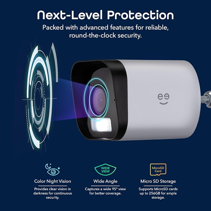 Geeni Hawk 3 4MP Smart Outdoor Security Camera 2-Pack – 2K Ultra HD WiFi - Image 8