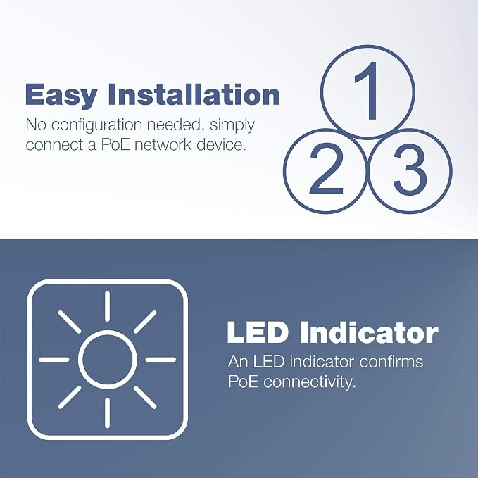 TRENDnet Gigabit Power Over Ethernet+Injector, Converts Non-Poe Gigabit to Poe+ - Image 7