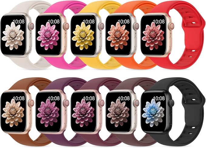 10 Pack Silicone Bands Compatible by UnleashJoyUnlockTrueLife
