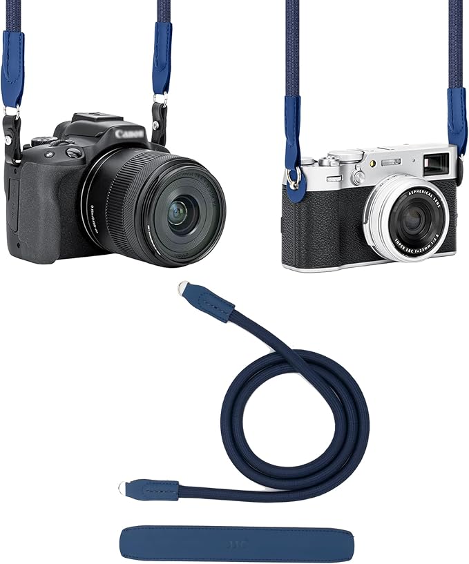 JJC 100cm Braided Rope Camera Strap, Soft Neck Shoulder Strap by JJC