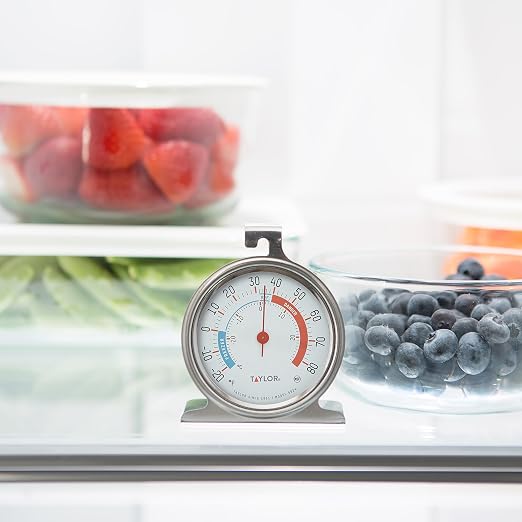 Taylor 5924 Large Dial Kitchen Refrigerator and Freezer Analog Thermometer - Image 4