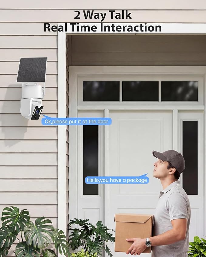 5G & 2.4G Wi-Fi Outdoor Camera Wireless, Solar Security Cameras Wireless Outdoor - Image 7