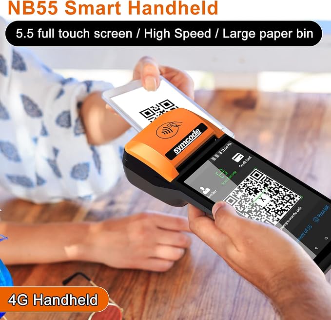 symcode New POS PDA Thermal Receipt Printer 5.99" High Resolution and Clear - Image 5