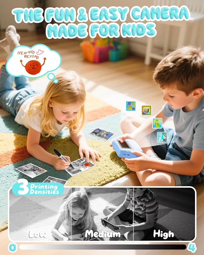 Kids Camera Instant Print, 1080P HD Kids Instant Camera - Image 5