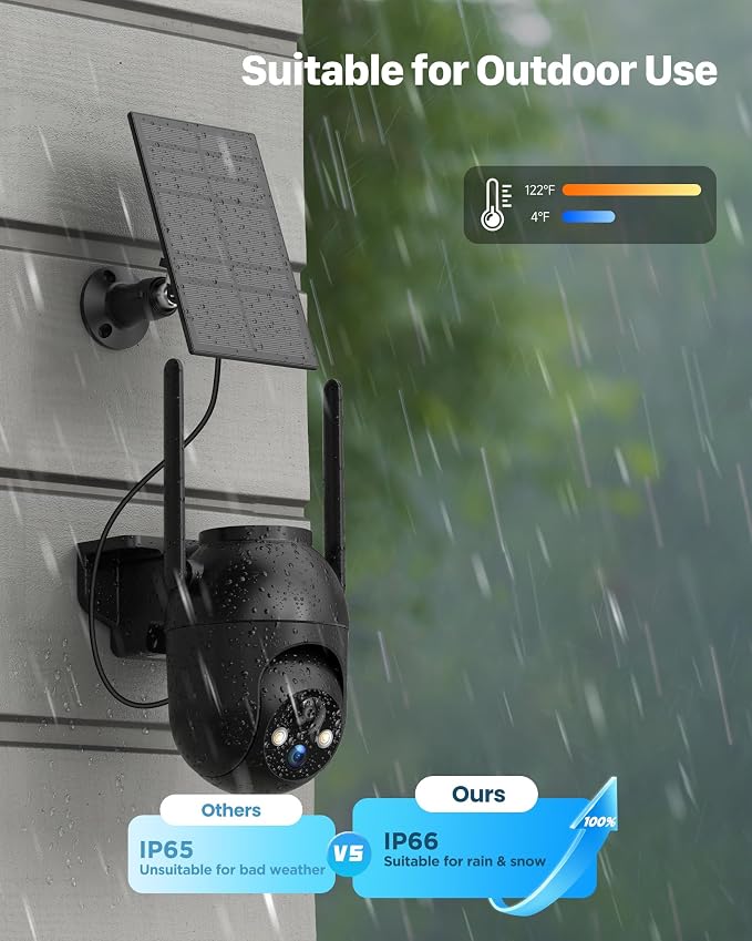 Security Cameras Wireless Outdoor Solar: 2K WiFi Camera - Image 4