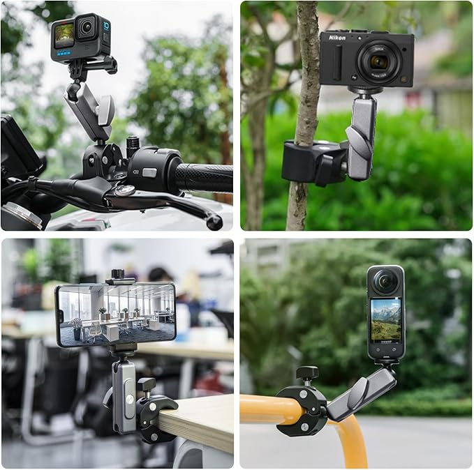 Suptig Camera Mount Super Clamp Pole Mount Tripod Clamp - Image 9