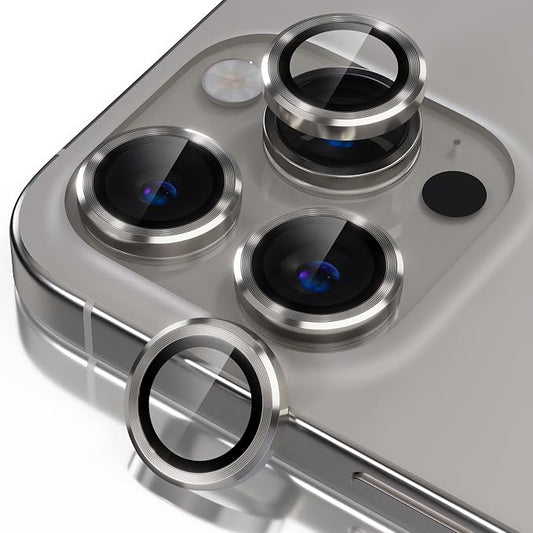 Misea Compatible for iPhone 16 Pro/iPhone 16 Pro Max Camera Lens Protector by Misea