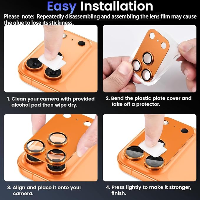 Tensea for iPhone 17 Pro Max Camera Lens Protector, Metal Aluminum Alloy - Image 7