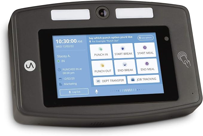 uAttend Touch-Free Voice Control and Facial Recognition Time Clock System - Image 2
