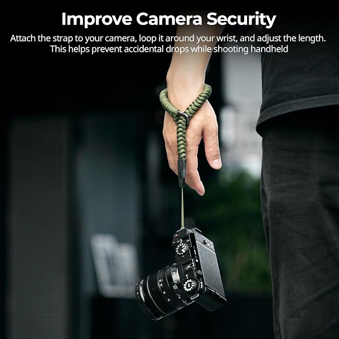 SMALLRIG Camera Wrist Strap, Universal Braided Camera Hand Strap, Adjustable - Image 4
