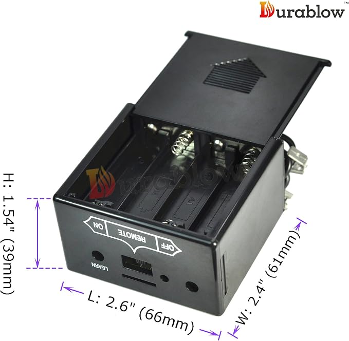 Durablow TR1004 Gas Fire Fireplace On/Off Remote Control Kit + Thermostat + - Image 2