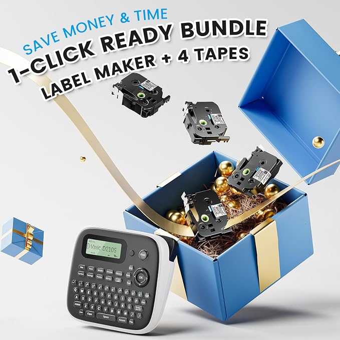 Vixic Label Makers, Label Maker Waterproof-Labels, D210S Label Maker Machine - Image 2