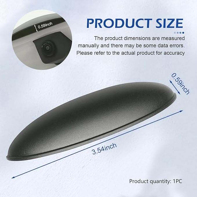 Car Rear View Camera Cover, Backup Camera Protector, ABS Reversing Camera Shield - Image 2