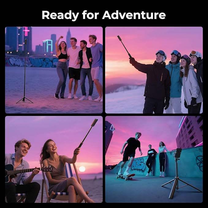 SmallRig 59" Extendable Selfie Stick Tripod - Image 4