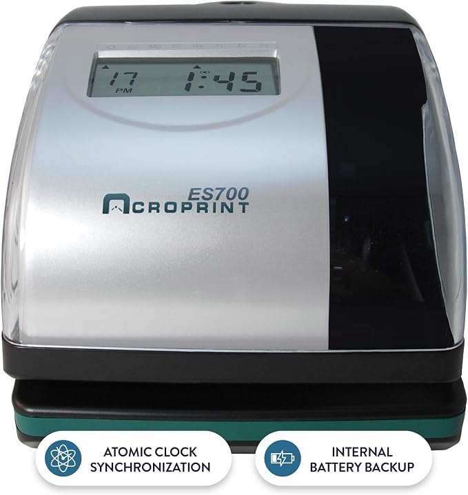 Acroprint Electronic Time Clock Machine – Time Stamp Machine by Acroprint