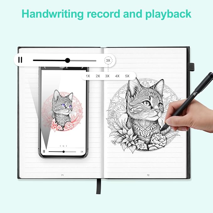 Yuan Digital Smartpen Writing Set, Smart Pen and Notebook - Image 3