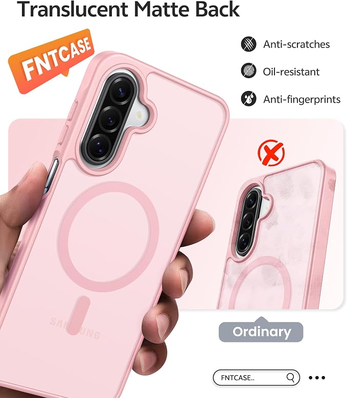 FNTCASE for Galaxy A17/A16 5G Phone Case: for Samsung A17 Cases Matte - Image 6