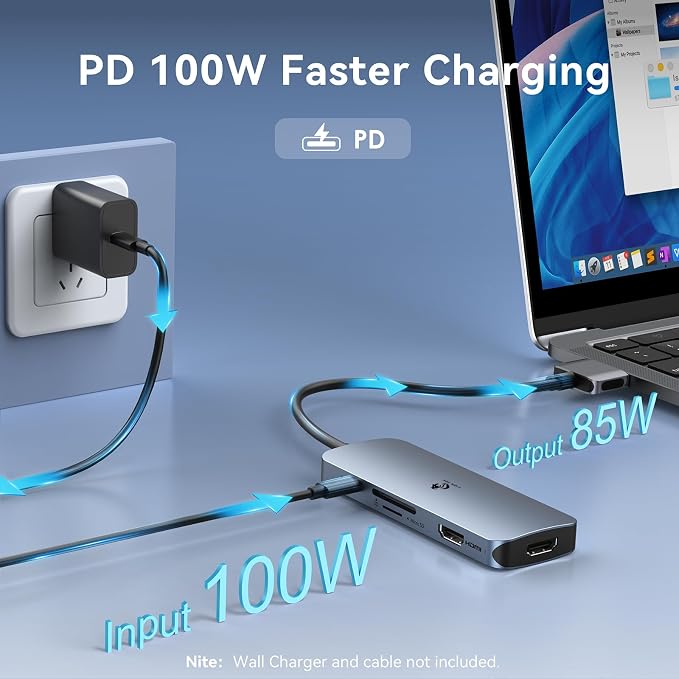 Docking Station for MacBook Pro Air, LIONWEI USB C Docking Station Dual Monitor - Image 7