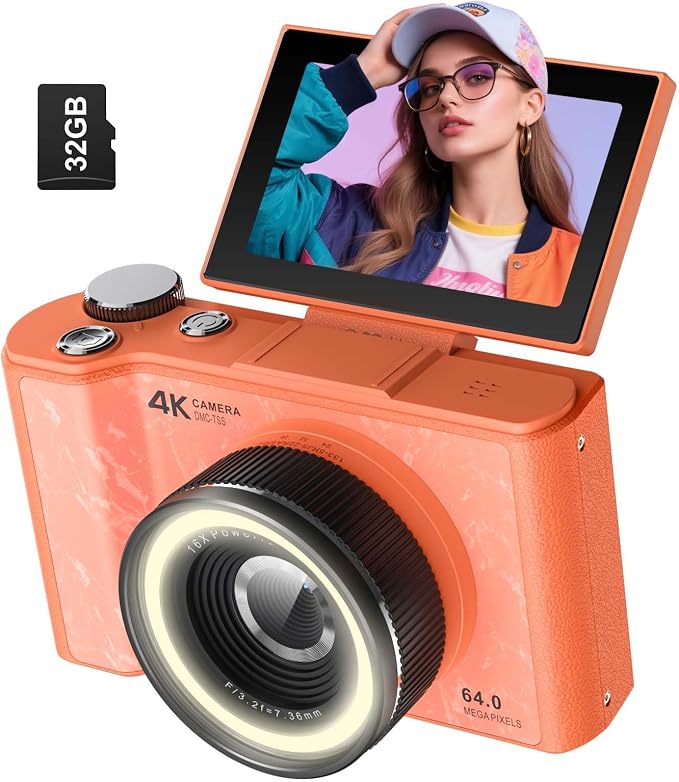 W & O Digital Camera for Teens, Kids Digital Camera by WO