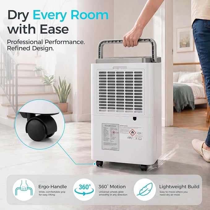 4500 Sq.Ft Most Efficient Energy Star 2025 Dehumidifier - Image 7