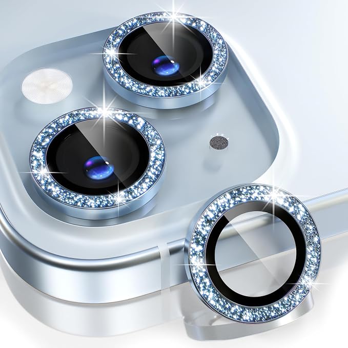 Choiche Compatible for iPhone 15 /iPhone 15 Plus Camera Lens Protector Bling by Choiche