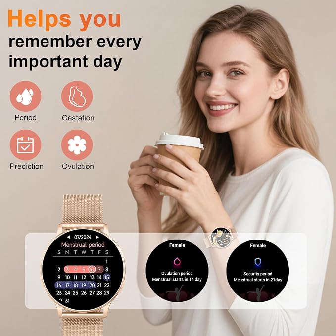 Jugeman Smart Watches for Women, Fashion Womens Watch for Daily Wear - Image 7