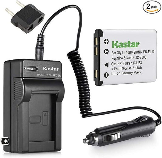 Kastar Li-42B Battery + Charger by Kastar